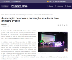 Reportagem do Primeira Hora